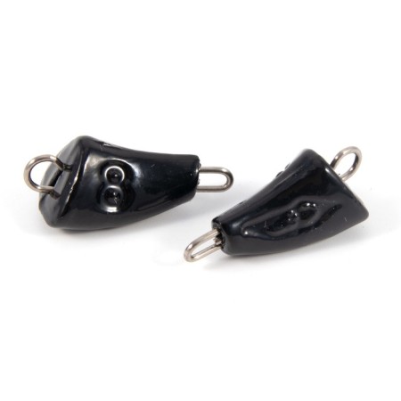 Cargo bullet-exentric painted pissy Yaman 10 pcs., 8 g, black-2