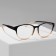 Ready glasses GA0672 (color: C1 black, orange; diopter: + 2; tint: no)