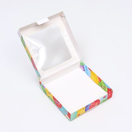 Self -assembly box, "congratulations", 16 x 16 x 3 cm-5