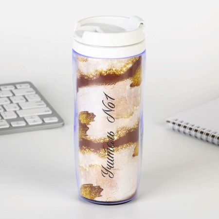 Golden Teacher gift set: A5 diary, 80 sheets, pen, stickers, thermostatic 350 ml and magnetic bookmarks-10