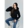 Jumper male ise, size 48, black color