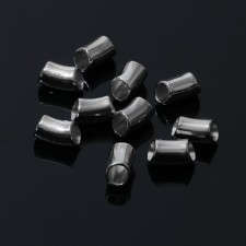 Kulon holder 1.4 × 0.9 × 0.8 cm, (set 10 pcs.), Silver color