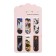 A set of magnetic bookmark for books Calligrata 6 pieces, "anime", mix