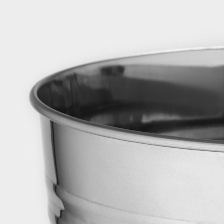 Vazon without pens, 9 l, h = 39 cm, stainless steel, GOST-2