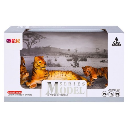 Набор фигурок «Мир диких животных: семья тигров», 3 фигурки-11