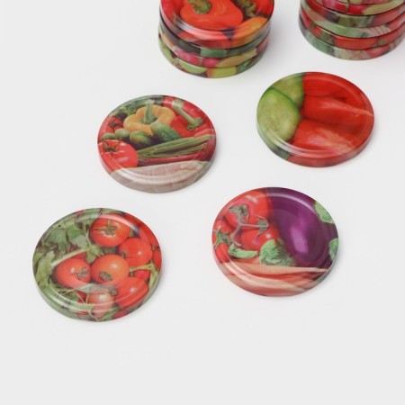 Conservation cover "Elites", TO-66 mm, screw, lithography, varnished, packaging 20 pcs, color mix-6
