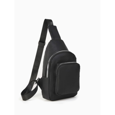 Ryukzak-Sling, 18*5.5*29 cm, lightning department, 1 n/pocket, black