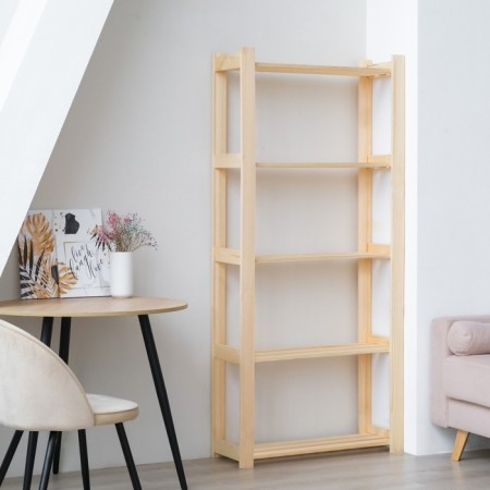 Wooden rack reinforced 180x84x28cm, 5 shelves-1
