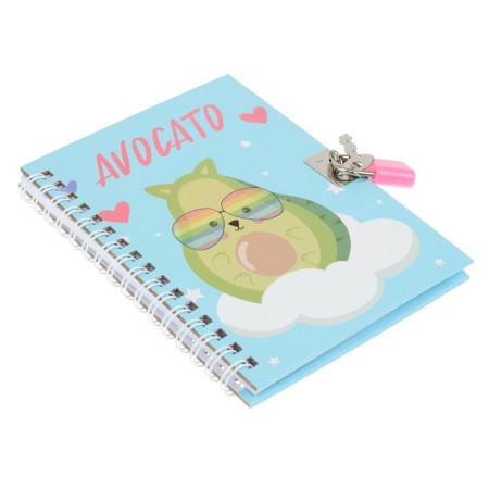 Gift notebook, A6, 45 sheets format, line, on the castle, on the crest, "Avocado", mix-2