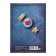 Certificate of first grader, jeans, 200 g/sq.m