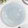 Glass plate "Livs", d = 19.5 cm, blue color