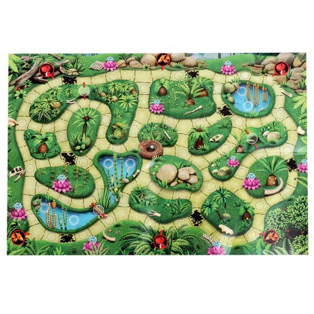 Board game "Dinosaurians in search of missing eggs", 2-4 players, 7+-2