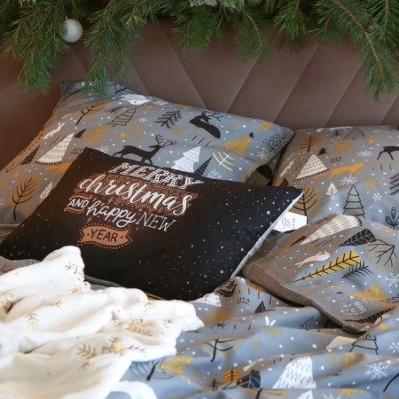 Bed Lingerie Ethel Euro Let it Snow (View 2) 200*217 cm, 240*220 cm, 70*70 cm - 2 pcs-4