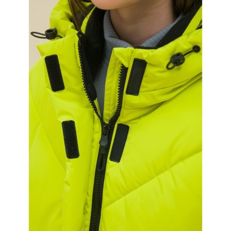 Coat for girls, height 104 cm, yellow color-14