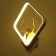 Bra "deer" LED 16W 4000k 24x24 cm white-gold 22x24 cm