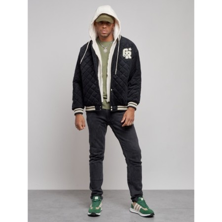 Male bomber, size 48, black color-4