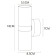 Decorative backlight by Arte Lamp RAN A3143AP-2PB, GU10, 2x50 W, 6x9x18 cm, copper