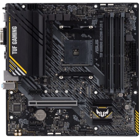 The ASUS TUF Gaming A520M-Plus II SOC-am4 AMD A520 4XDDR4 MATX AC`97 8ch (7.1) 100448