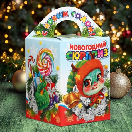 New Year. New Year's gift "Kinder Cube", 300 g