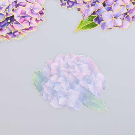 Stickers for the creativity of "hydrangea" set of 10 pcs 0.2x8.5x13.3 cm-2