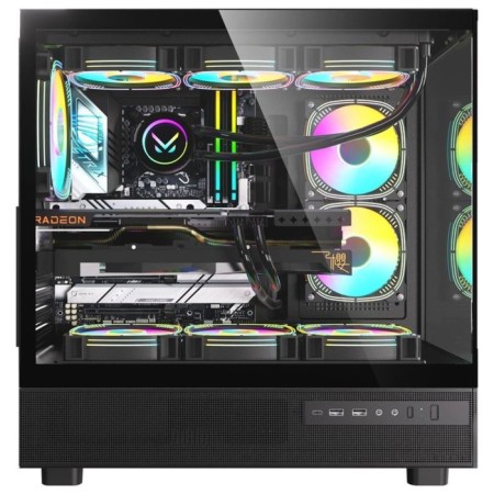 The Formula Crystal Z8 FLOE Black Builder without PSU ATX 3x120mm 5x140mm 1xusb2.0 1xusb3.0 1xusb3.1-1