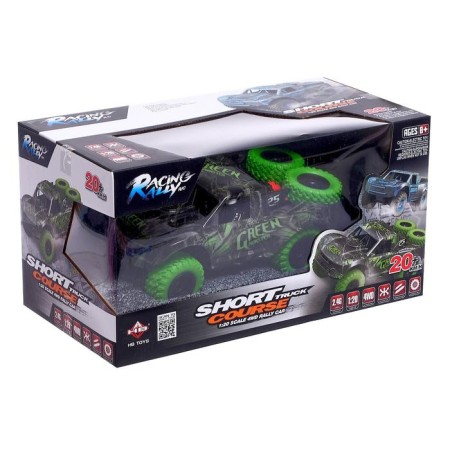 Short Course, 1:20, 4WD all -wheel drive, operates on the battery, green color, green-4