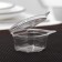 A plastic disposable container-liner with a lid, 30 ml, PET, color transparent color