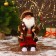 Santa Claus "in a brown fur coat, with a staff" moves, 11x30 cm