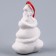 A set of Christmas tree decorations for coloring, 4 pcs. "Shine" with a suspension, brush