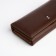Women's wallet on a magnet, brown color