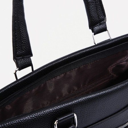 Male bag, black color-4