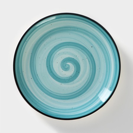 Ceramic Elrington plate “Airgraph. Mint breeze ", d = 19 cm