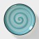 Ceramic Elrington plate “Airgraph. Mint breeze ", d = 19 cm