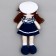 Soft toy "doll", sailor, 30 cm