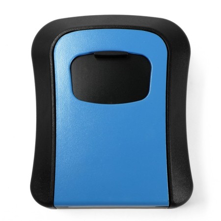 Key with a code lock, size 12x9.6x4 cm, blue color-8
