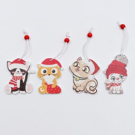 Set of suspensions in wooden gift packaging 12 pcs.13x13x2 cm-3
