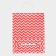 Craft package, red, "broken lines", 33 x 26 x 12 cm