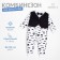 Kombineson with a crumb vest I "Gentleman" Growth 62-68 cm