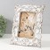 Photo frame Polystone 10x15 cm "Elysium" White with a patina 18.1x1.7x23.2 cm