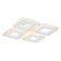 LED ceiling LED with Ambrella Light, Original, FA4004, 4XLED, 100 W, 7500LUM, 3000-6400K, White Color.