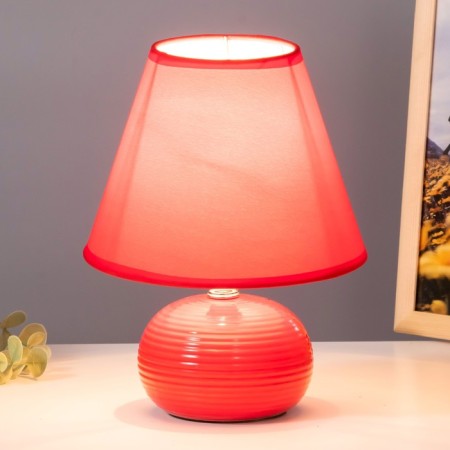 Salento table lamp E14 40W Red 17x17x23 cm Risalux-1
