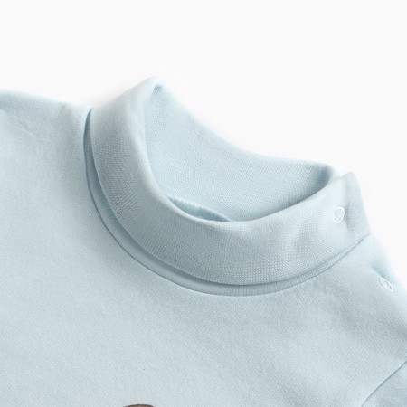 Baby turtleneck, blue color, height 92 cm-2