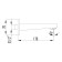 Pour for the LEMARK LM4381C mixer, length 170 mm, chrome
