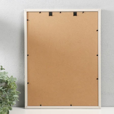 Photo frame Plastic 30x40 cm "Marmoter with a gold frame" 32x42 cm-2