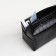 Lightning cosmetic bag, Textura, black color