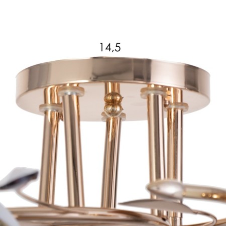 Adele chandelier 5x40W E27 Gold Model: 2612361-6