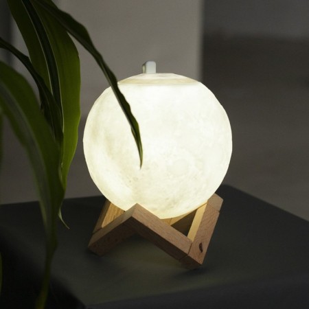 Moisturizer Luazon HM-4, ultrasonic "Moon", 1 W, 0.8 L, from USB