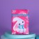 Gift set for the girl "Bunny", bag, gum set, notebook, tattoo