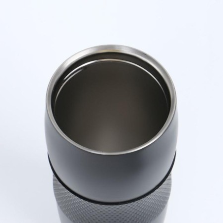 Thermal circle, 350 ml, City, retains heat 8 hours, 20 x 7.5 cm, black-2