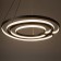 Rigel lamp LED 260W 3000-6000K black and gold 100x100x100 cm Bayerlux